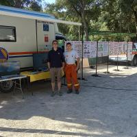 Foto area informativa realizzata presso il Camping Europa di Viareggio