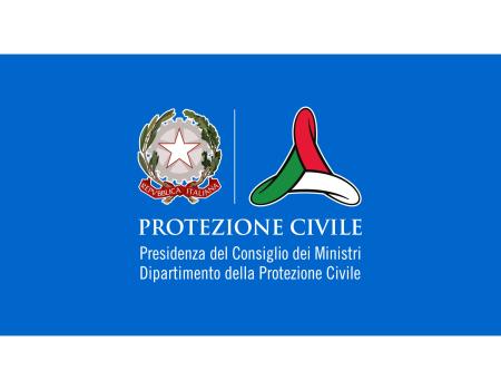 logo di Stato e del Dipartimento Nazionale Protezione Civile